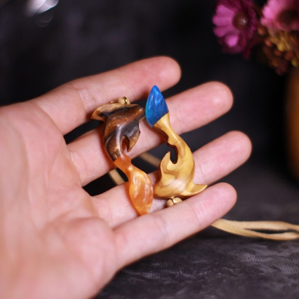 Koi Balıkları (Çift Kolyesi)